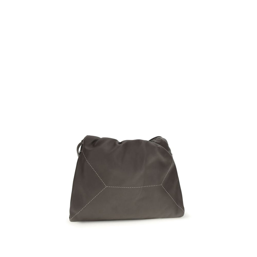Brown Calf Leather Bos Taurus Shoulder Bag
