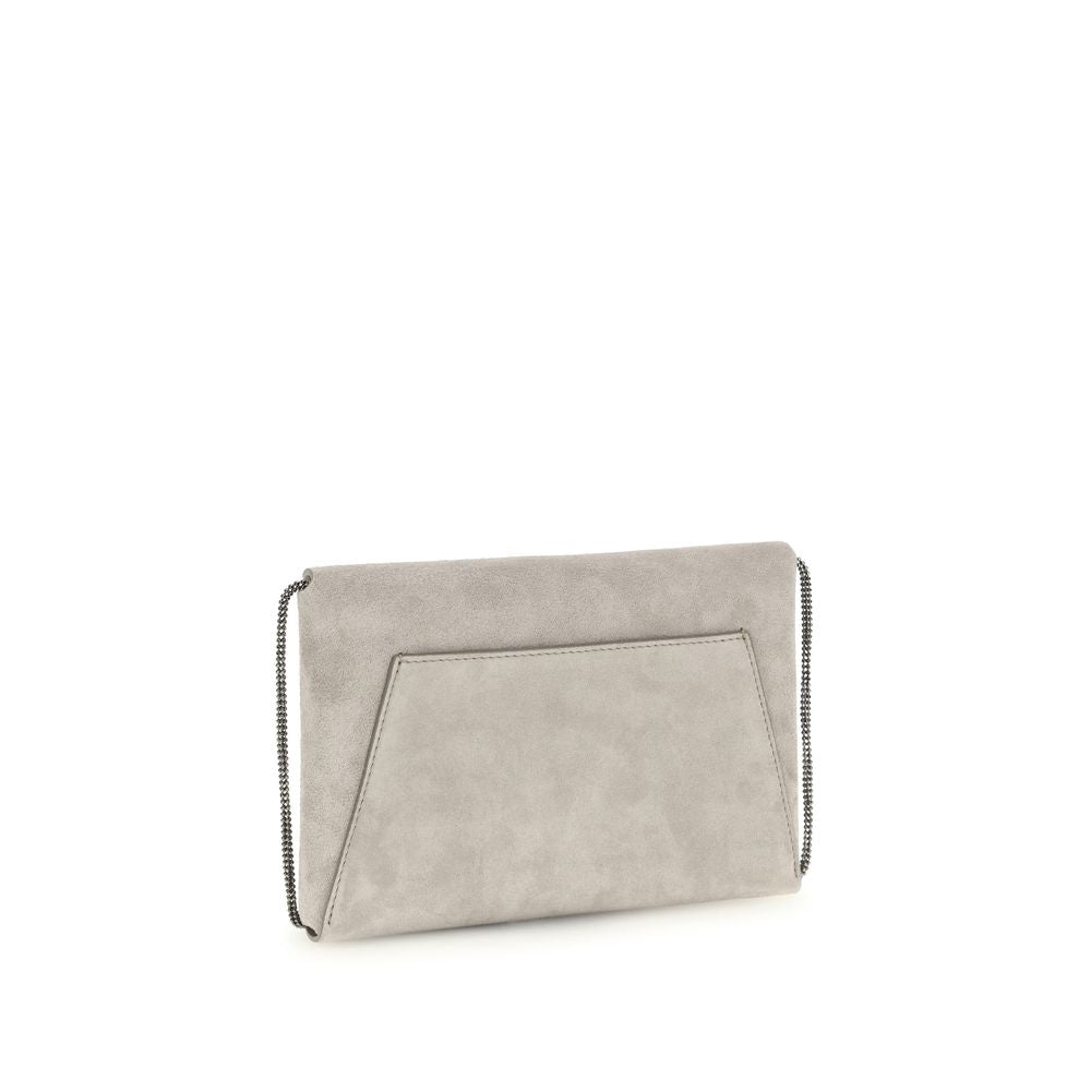 Gray Calf Leather Bos Taurus Shoulder Bag
