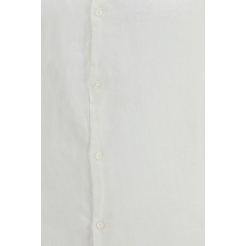White Linen Dress Shirt