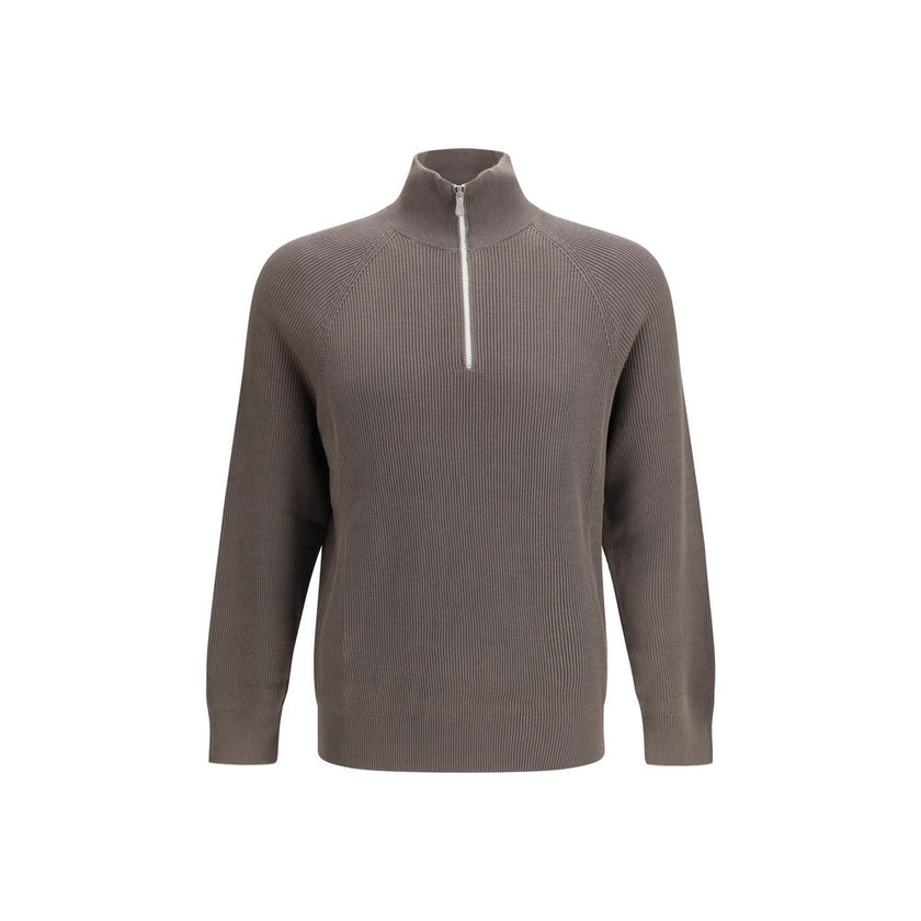 Brown Cotton Sweatshirt