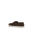 Brown Calf Leather Bos Taurus Slip-On Loafers