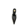 Black Calf Leather Bos Taurus High Heel Pumps