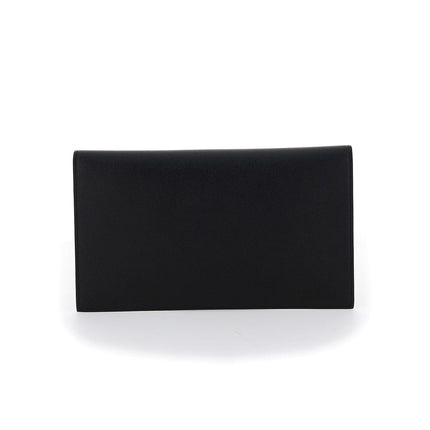 Black Calf Leather Bos Taurus Clutch Bag