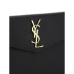 Black Calf Leather Bos Taurus Clutch Bag