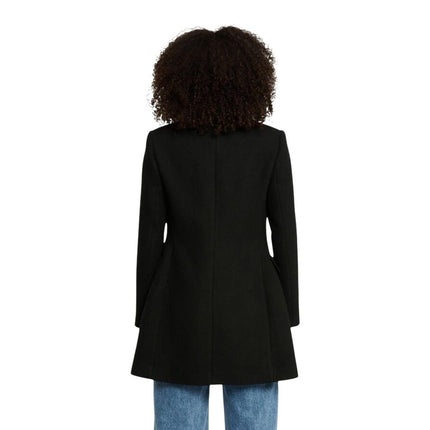 Black Polyester Coat