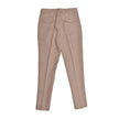 Beige Linen Casual Pants