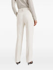 Beige Viscose Dress Pants