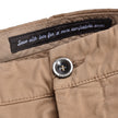 Beige Elastane Casual Pants