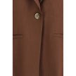 Brown Viscose Jackets And Coat