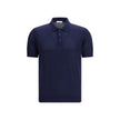 Blue Cotton Polo Shirt