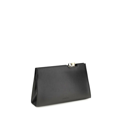 Black Calf Leather Bos Taurus Shoulder Bag