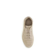 Beige Calf Leather Bos Taurus Low Top Sneakers