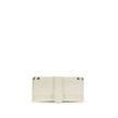 Beige Calf Leather Bos Taurus Shoulder Bag