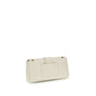 Beige Calf Leather Bos Taurus Shoulder Bag