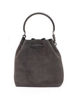 Dark Grey Bon Bon Suede Bucket