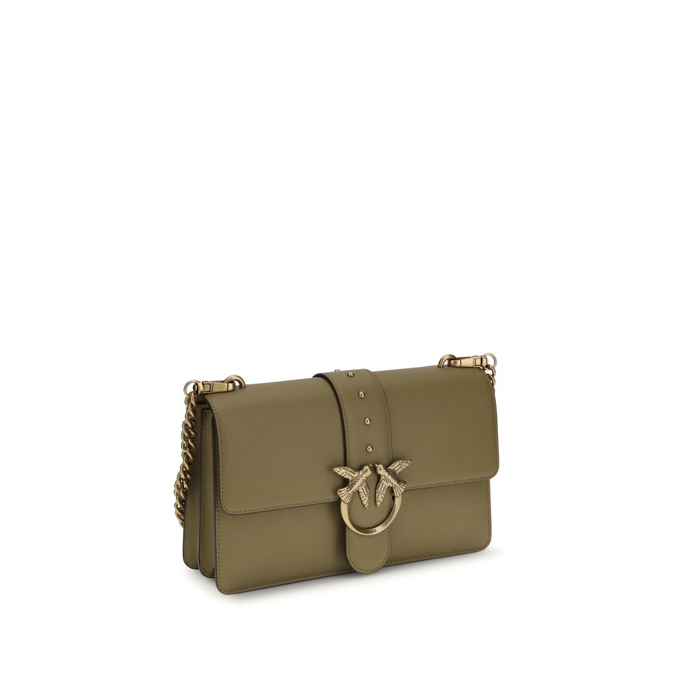 Bicolor Calf Leather Bos Taurus Shoulder Bag