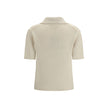 Beige Cashmere Polo Shirt