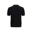 Black Cotton Polo Shirt