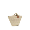 Beige Raffia Handbag