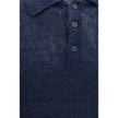 Blue Cotton Polo Shirt