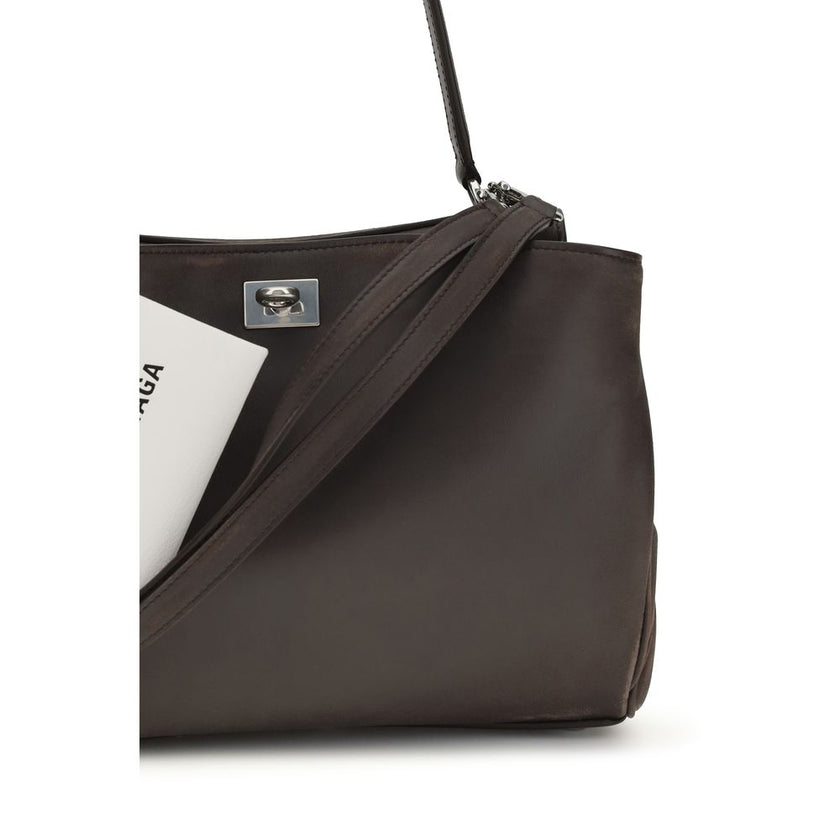 Brown Calf Leather Bos Taurus Shoulder Bag