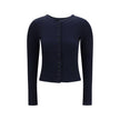 Blue Cotton Cardigan