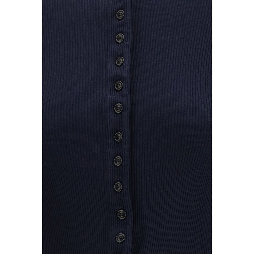 Blue Cotton Cardigan