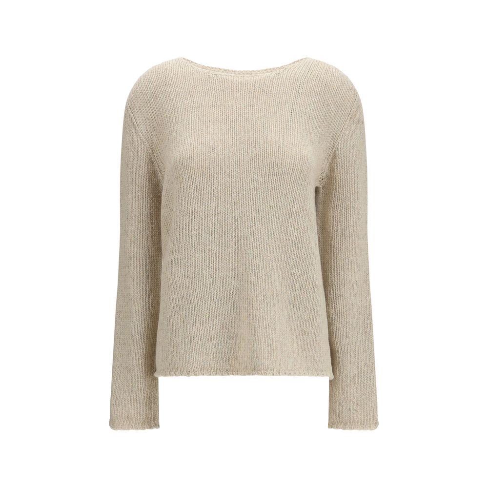 Beige Cashmere Sweater