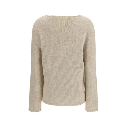 Beige Cashmere Sweater