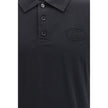 Blue Cotton Polo Shirt