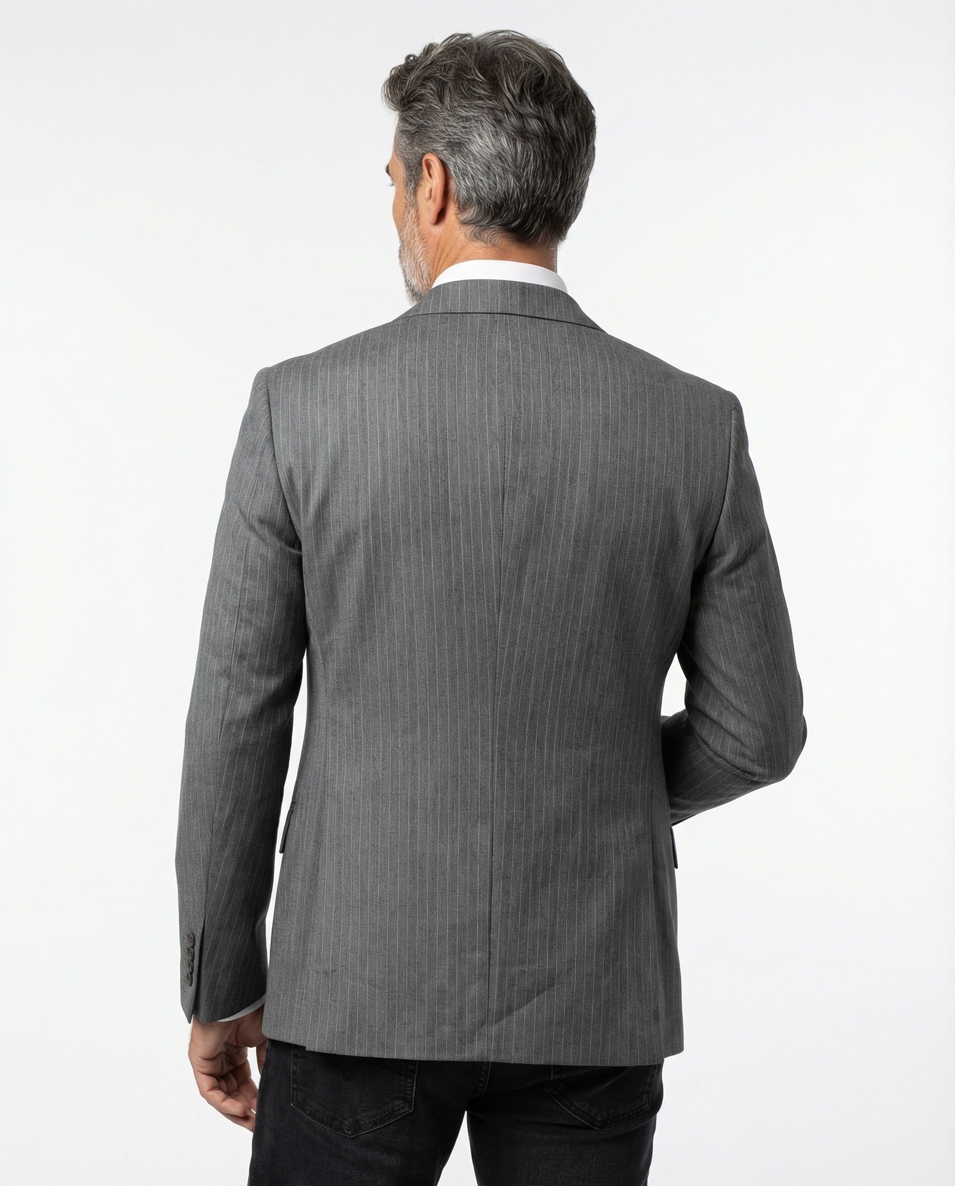 Gray Wool Blazer