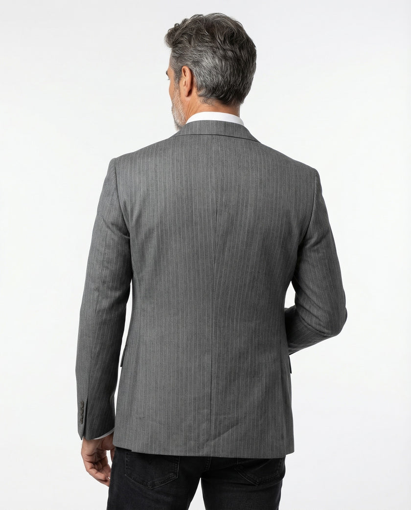 Gray Wool Blazer