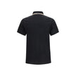 Black Cotton Polo Shirt