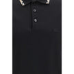 Black Cotton Polo Shirt