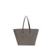 Brown Cotton Shoulder Bag