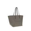Brown Cotton Shoulder Bag