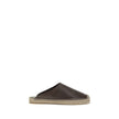 Brown Calf Leather Bos Taurus Espadrilles