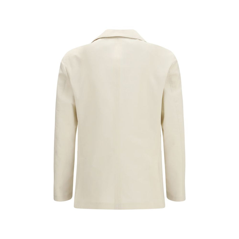 White Cotton Blazer