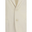 White Cotton Blazer