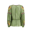 Bicolor Silk Pattern Shirt