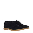 Blue Leather Oxfords And Derbies