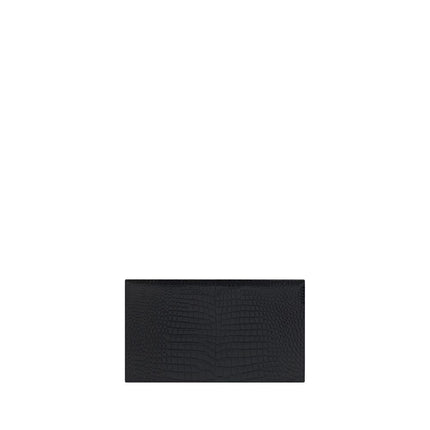 Black Calf Leather Bos Taurus Clutch Bag