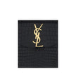 Black Calf Leather Bos Taurus Clutch Bag