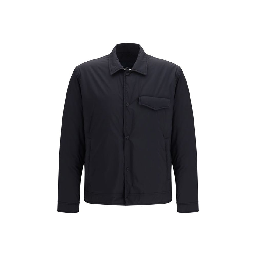 Black Nylon Coat