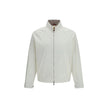 White Cotton Full-Length Jacket