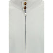 White Cotton Full-Length Jacket