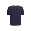 Blue Silk Sweatshirt