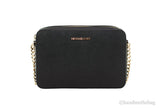 Michael Kors Women'S Top Zip Closure Saffiano Leather Crossbody Bag