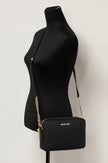 Michael Kors Women'S Top Zip Closure Saffiano Leather Crossbody Bag