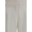 White Linen Casual Pants